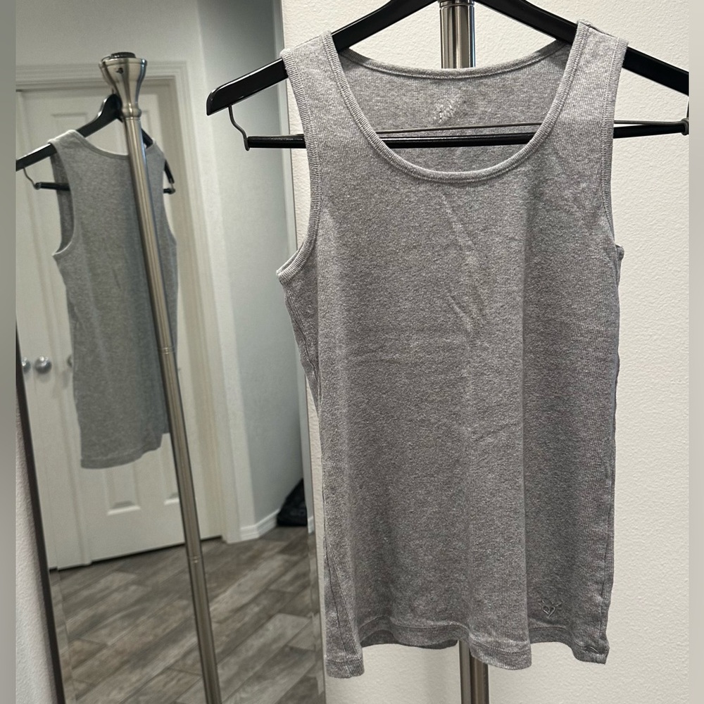 Justice Ribbed Tank Gray - size Childrens Clothing: 20